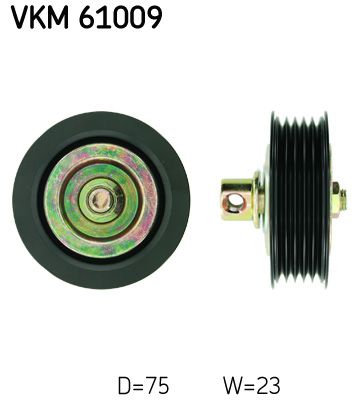 Umlenk-/Führungsrolle, Keilrippenriemen