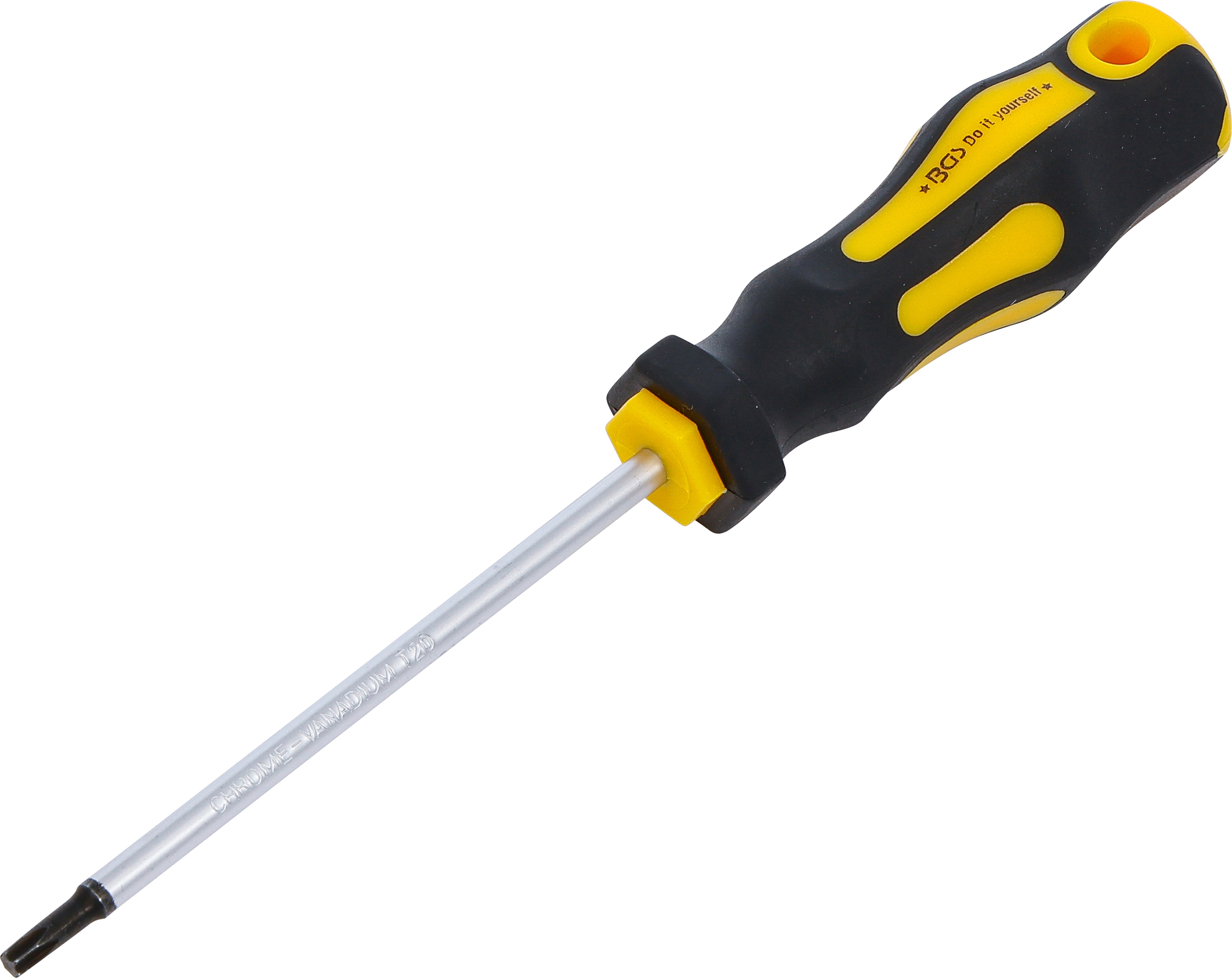 BGS Schraubendreher | T-Profil (für Torx) T20 | Klingenlänge 100 mm