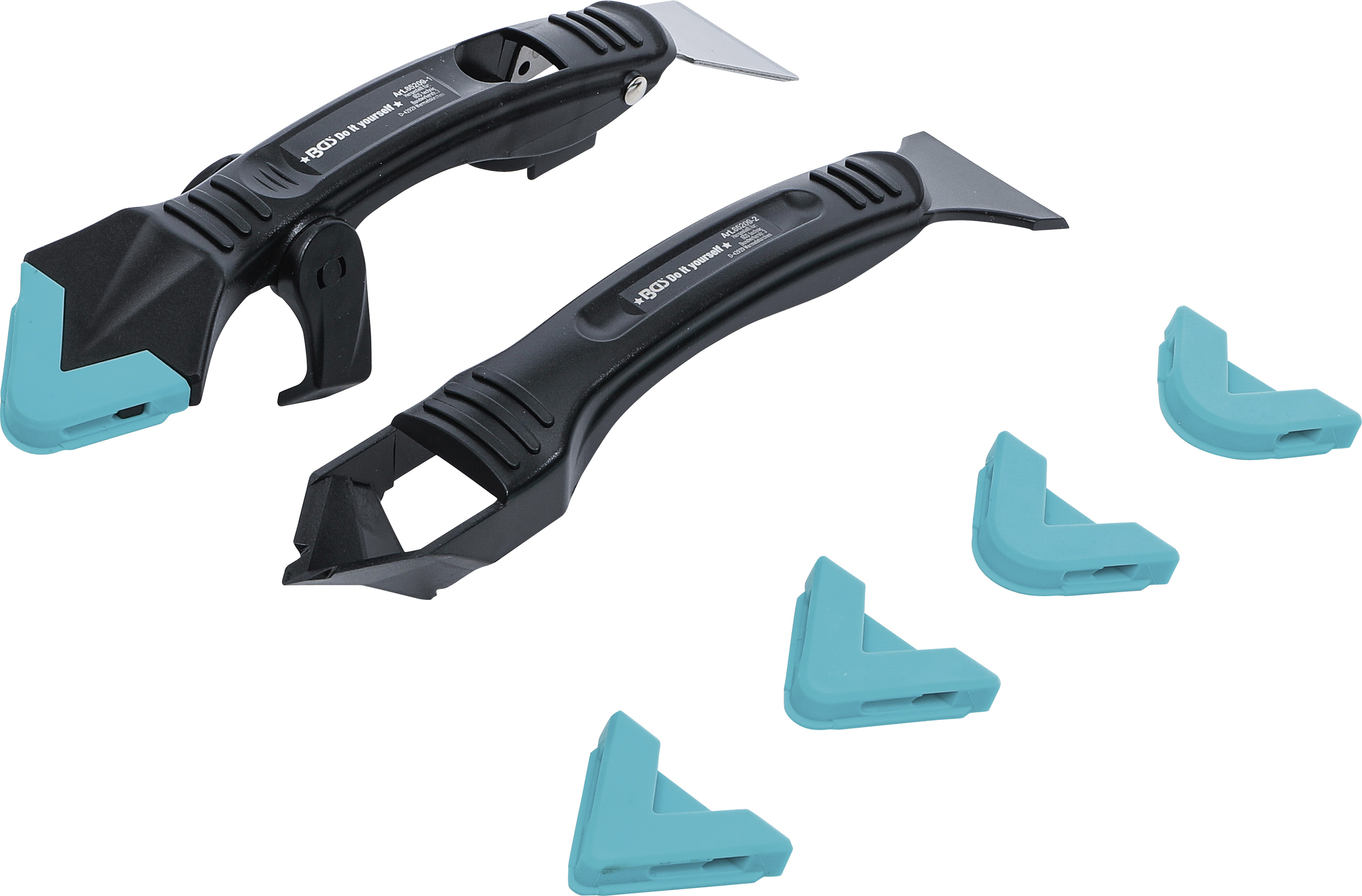 BGS Silikon-Fugenentferner-Spachtel-Satz | 7-tlg.