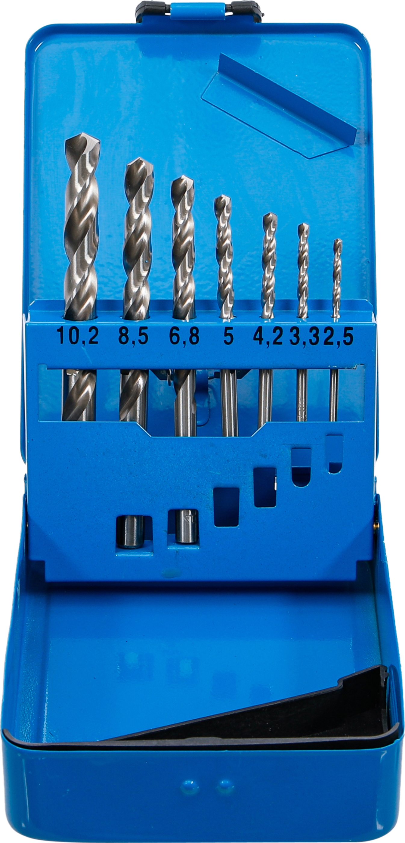 BGS HSS-Spiralbohrer-Satz | Kernlochmaße | 2,5 - 10,2 mm | 7-tlg.