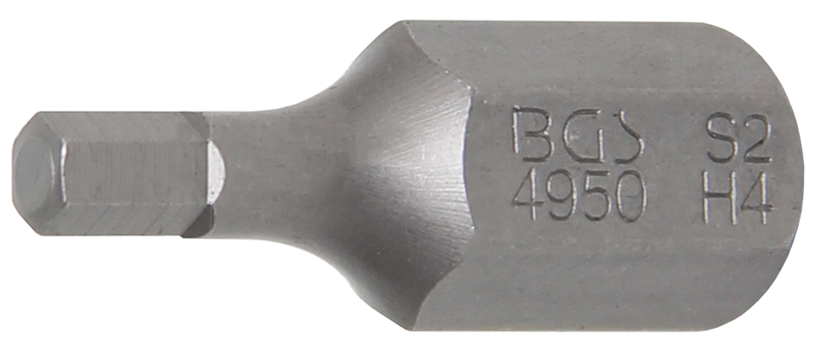 BGS Bit | Länge 30 mm | Antrieb Außensechskant 10 mm (3/8") | Innensechskant 4 mm