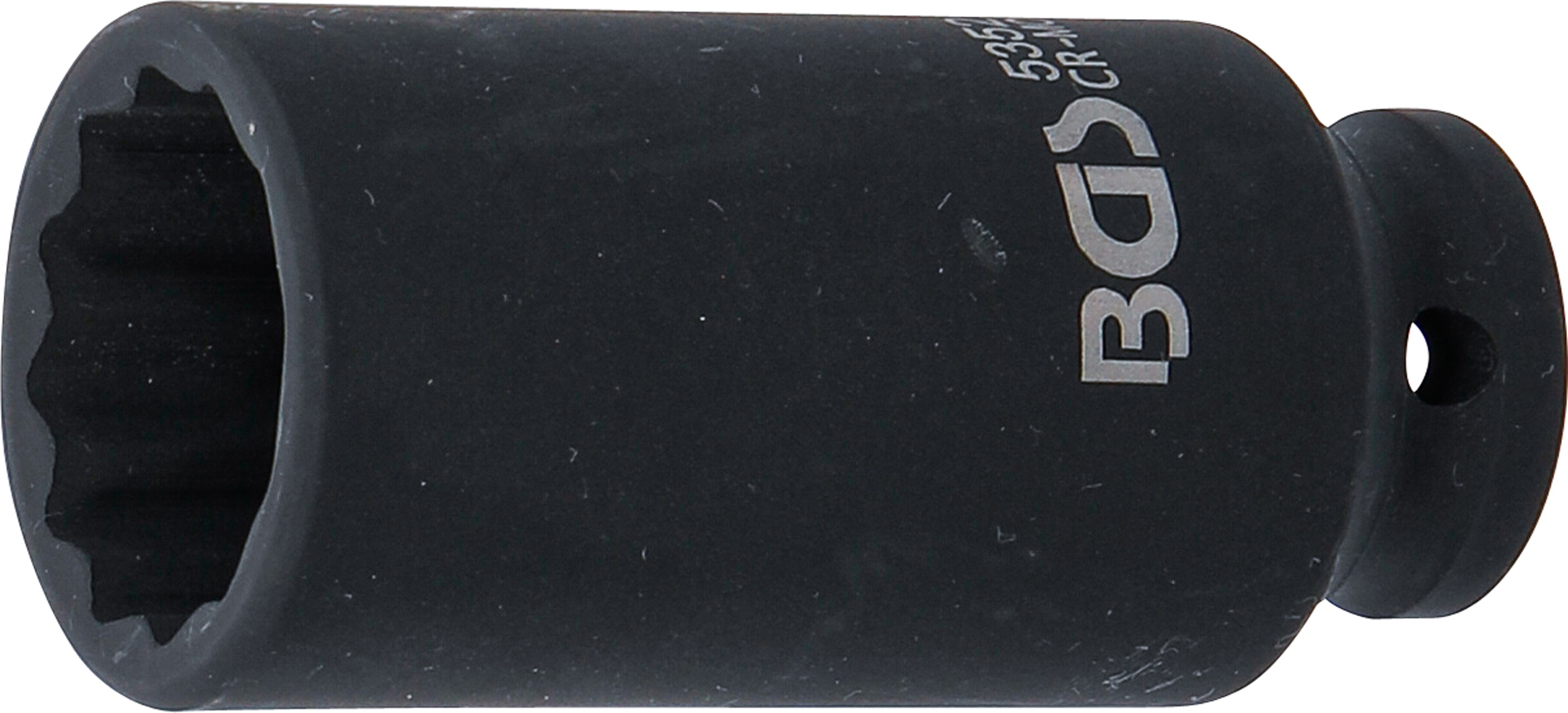 BGS Kraft-Steckschlüssel-Einsatz Zwölfkant, tief | Antrieb Innenvierkant 12,5 mm (1/2") | SW 28 mm