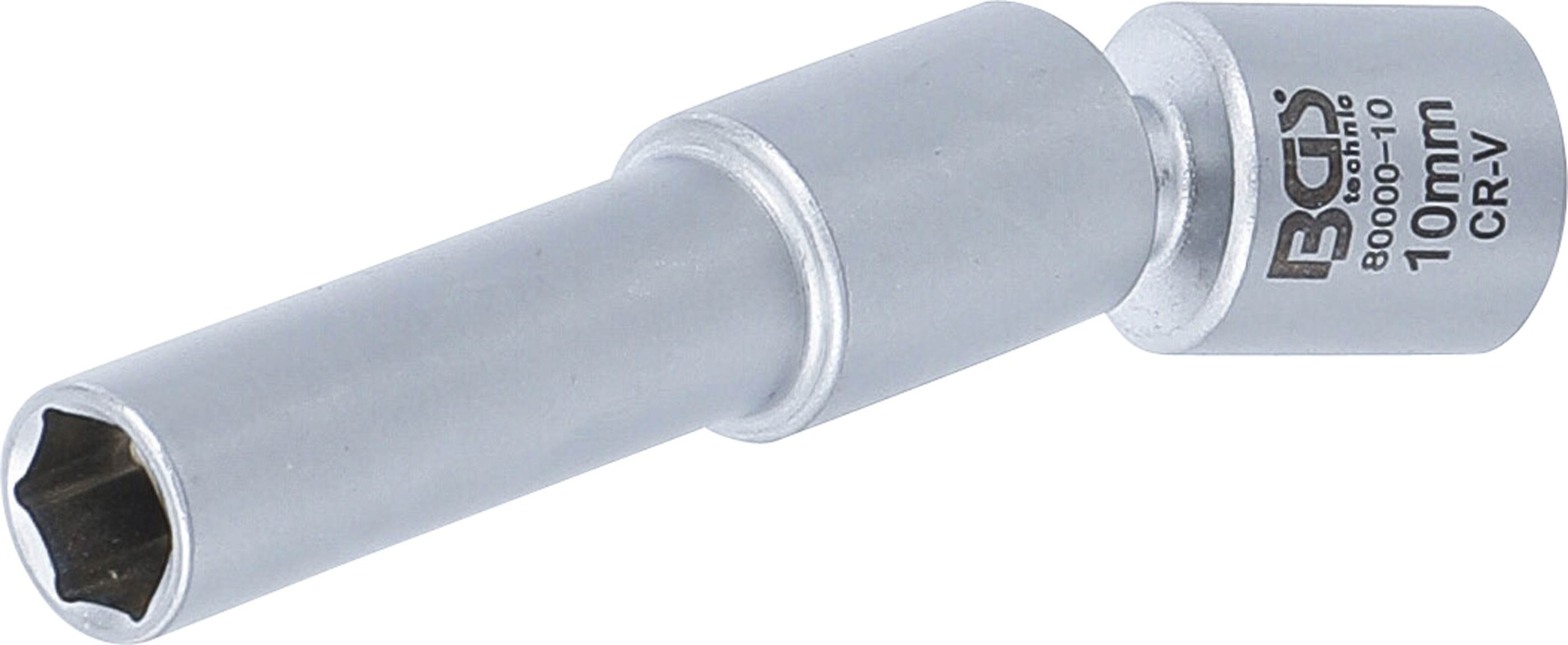 BGS Glüh- und Zündkerzen-Gelenk-Einsatz | Antrieb Innenvierkant 10 mm (3/8") | SW 10 mm