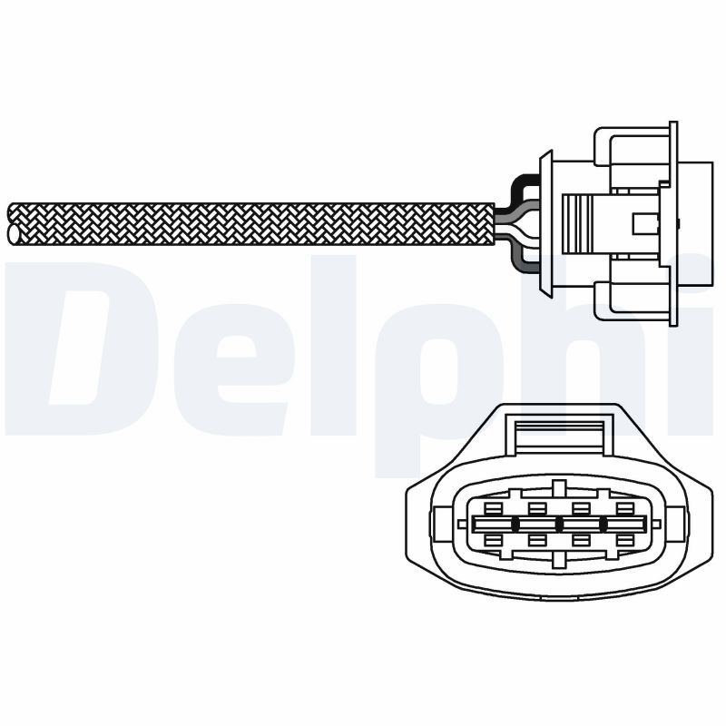 Lambdasonde (anzahl der Leitungen 4, 276mm) passt zu: OPEL COMBO, COMBO TOUR, ZAFIRA B 1.6CNG 04.05-