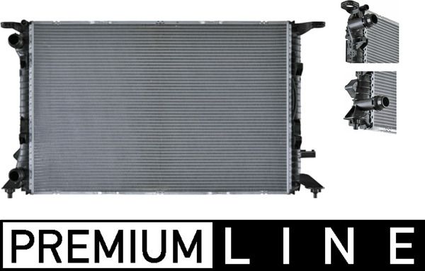 Kühler, Motorkühlung “MAHLE Kühlrippen gelötet , 720 mm, 477 mm”