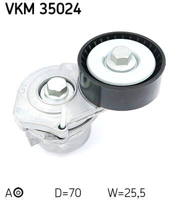 Keilriemenspanner passt zu: CHEVROLET CRUZE, TRAX; OPEL ASTRA J, ASTRA J GTC, CORSA D, MERIVA B, MOKKA / MOKKA X 1.7D 09.09-