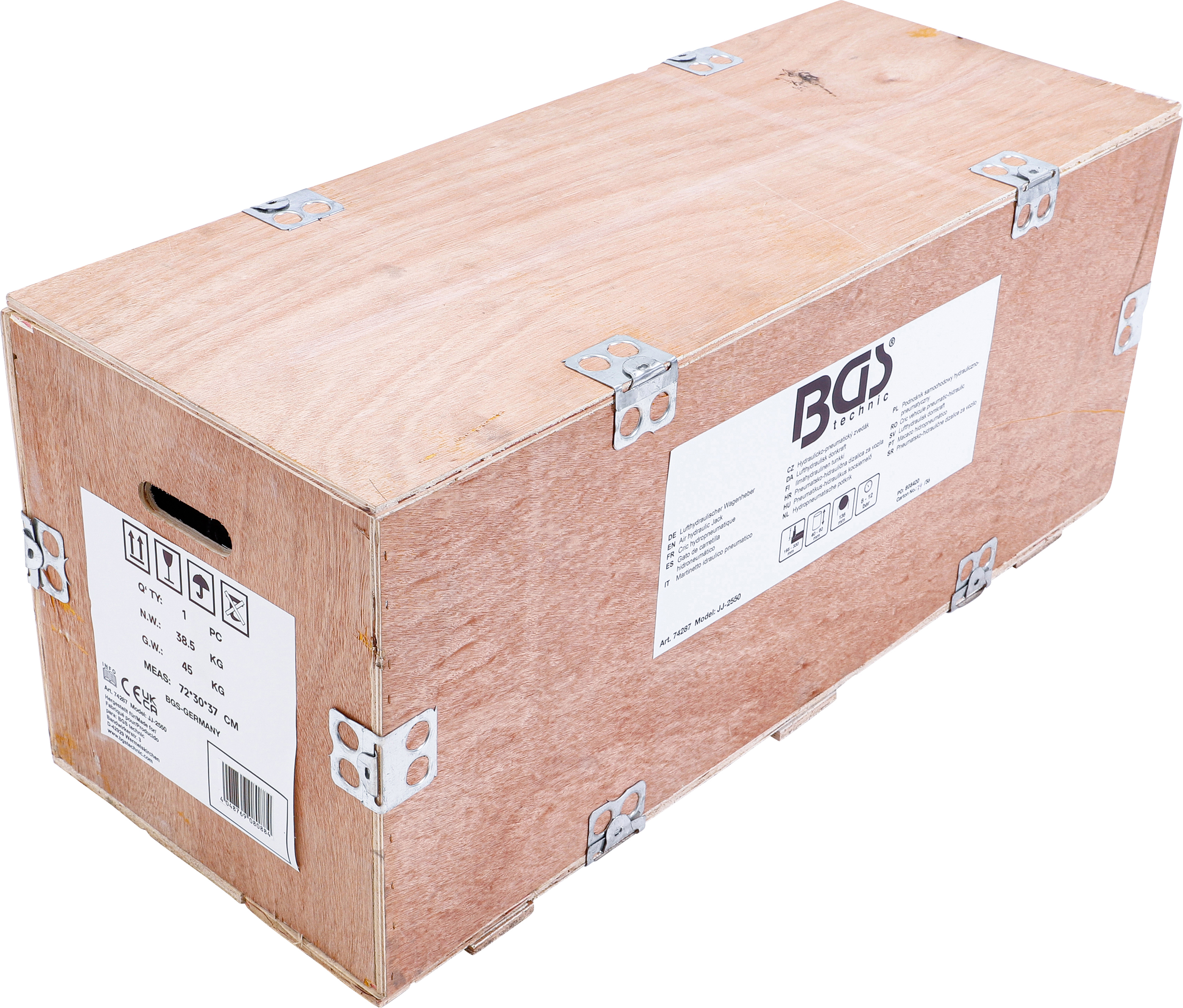 BGS Wagenheber | lufthydraulisch | fahrbar | 25 / 50 t