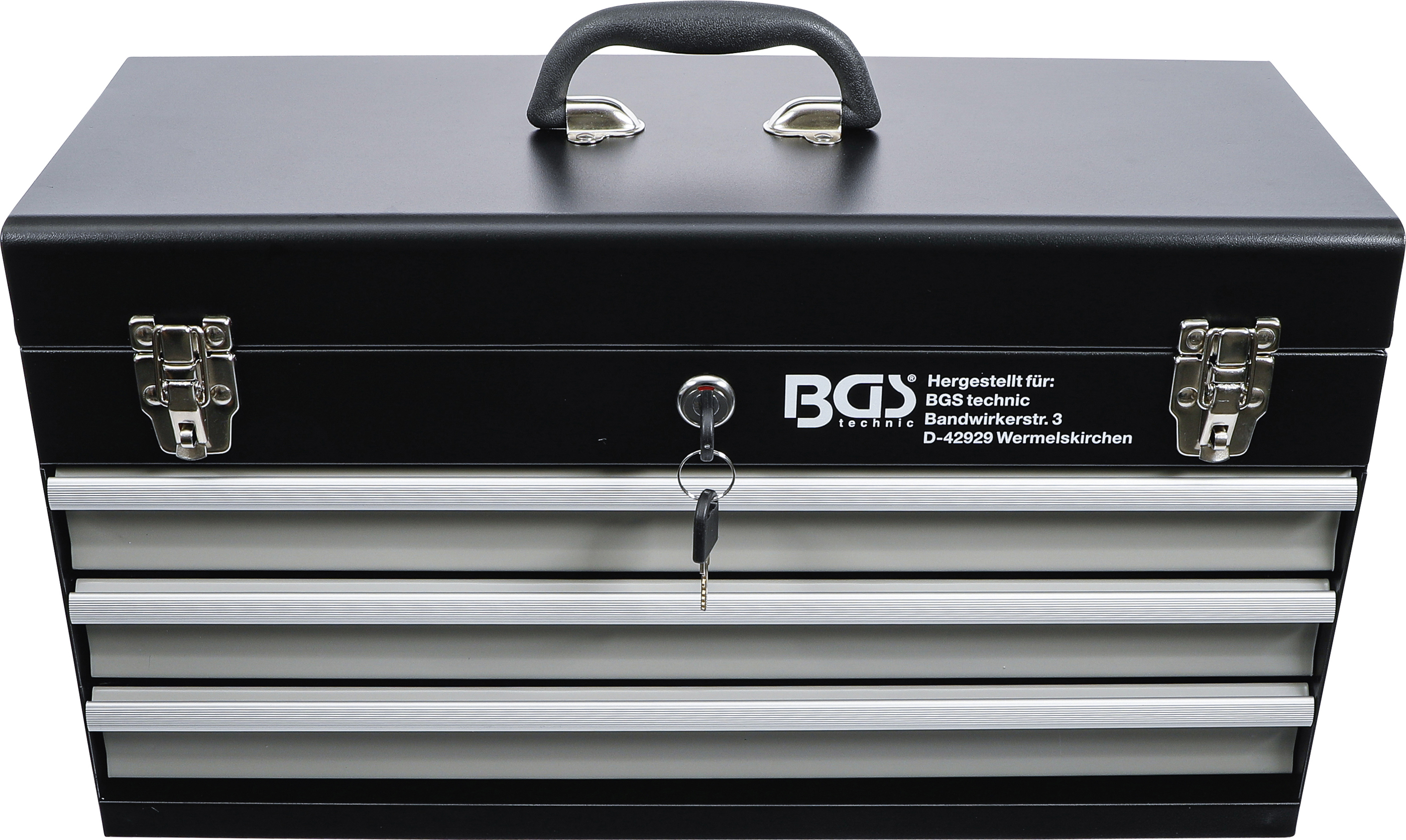 BGS Metall-Werkzeugkoffer, leer | 3 Schubladen