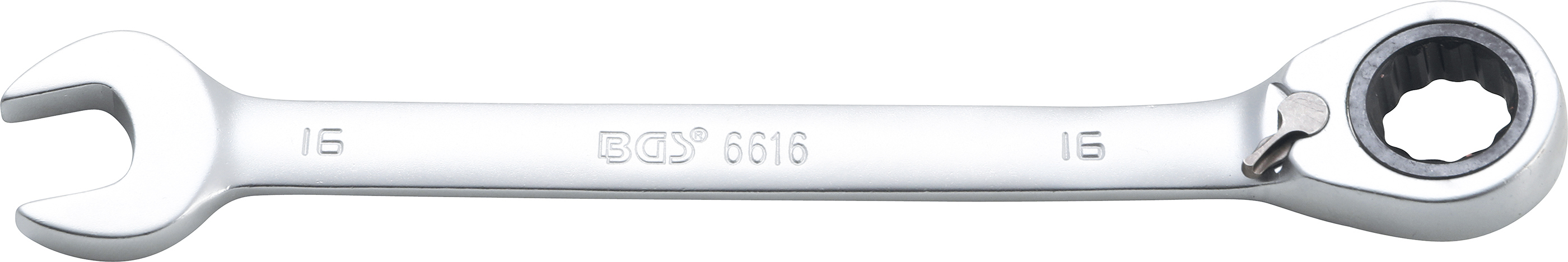 BGS Ratschenring-Maulschlüssel | umschaltbar | SW 16 mm