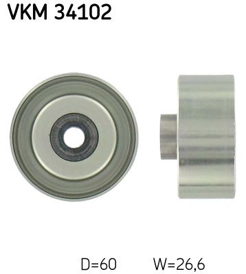 Umlenk-/Führungsrolle, Keilrippenriemen