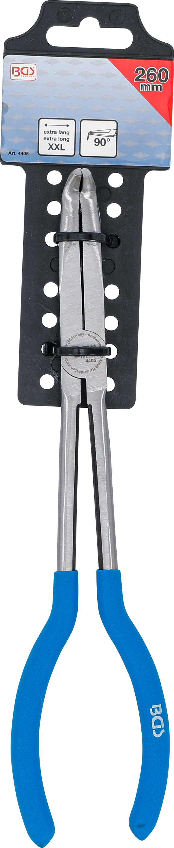 BGS Telefonzange | extra lang | 90° gebogen | 260 mm