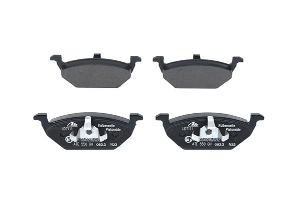 Bremsbelagsatz, Scheibenbremse