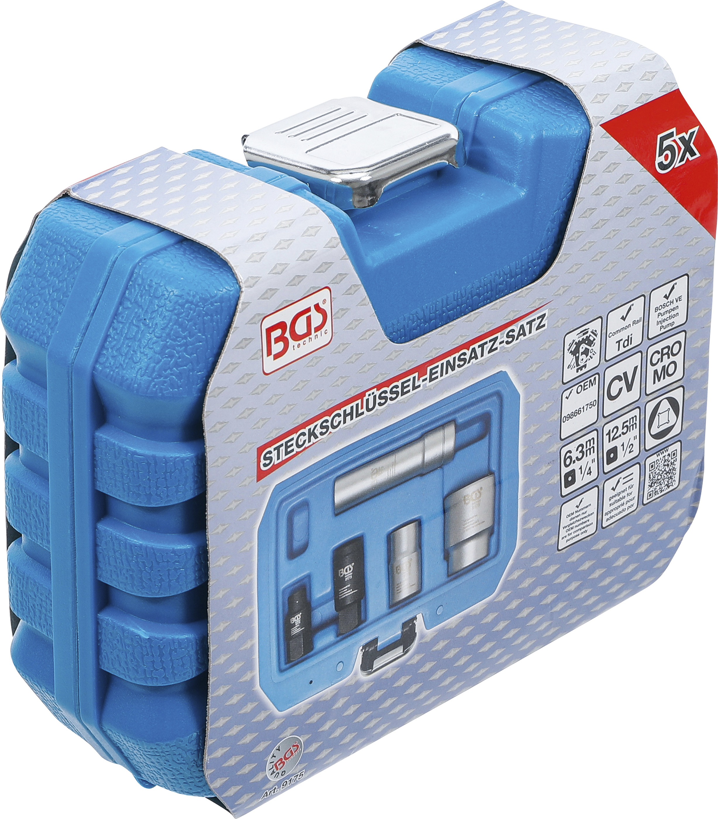 BGS Steckschlüssel-Einsatz-Satz für Bosch VE-Pumpen | 5-tlg.