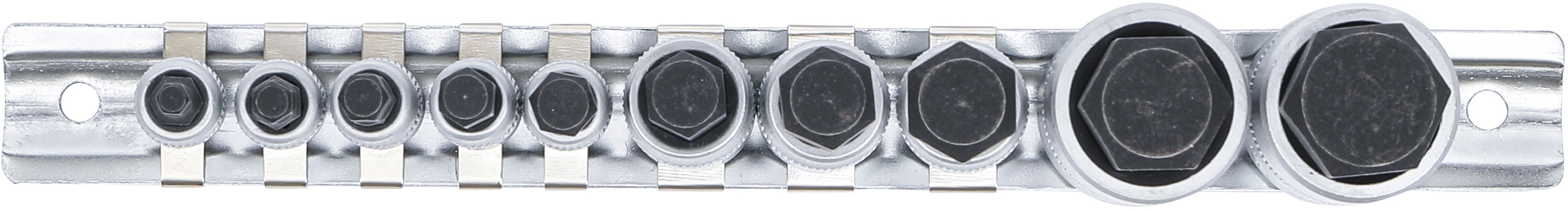 BGS Bit-Einsatz-Satz | extra kurz | Innensechskant 4 - 19 mm | 10-tlg. BGS Bit-Einsatz-Satz | extra kurz | Innensechskant 4 - 19 mm | 10-tlg.