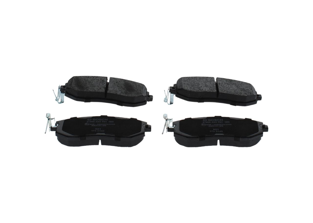 Bremsbelagsatz, Scheibenbremse