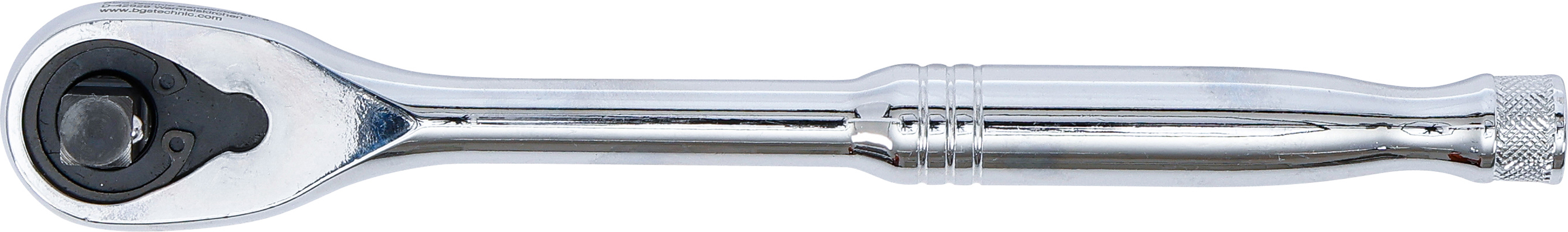 BGS Umschaltknarre | Vollstahl | feinverzahnt | Abtrieb Außenvierkant 10 mm (3/8")