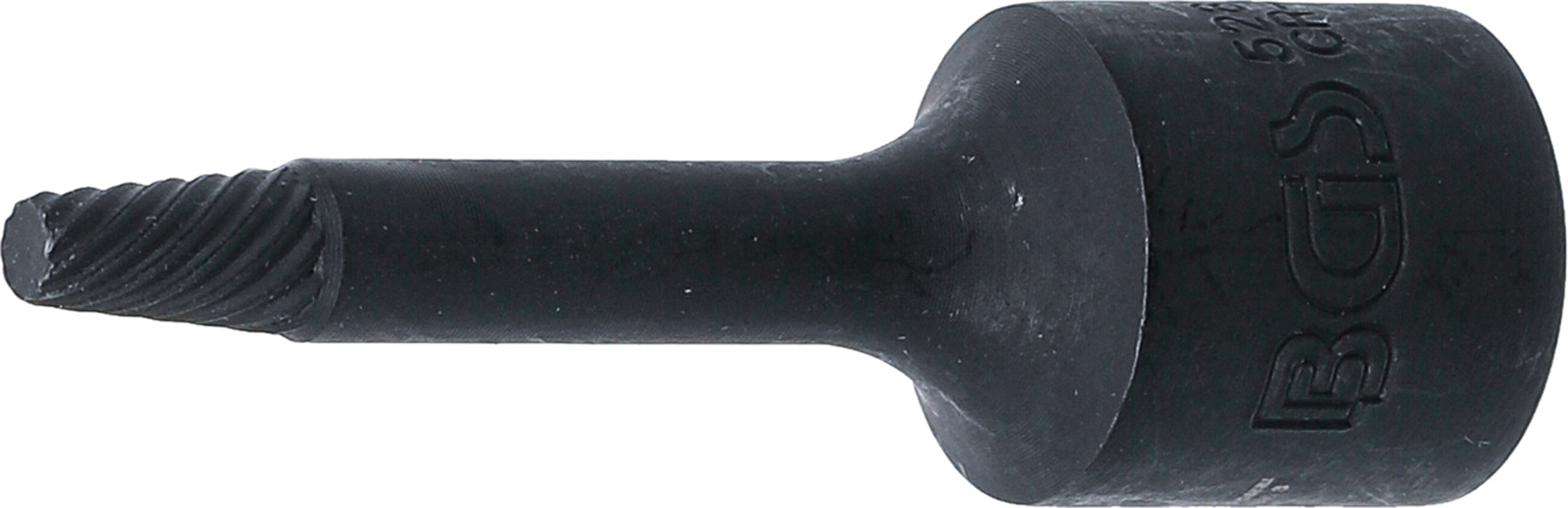 BGS Spiral-Profil-Steckschlüssel-Einsatz / Schraubenausdreher | Antrieb Innenvierkant 10 mm (3/8") | 4 mm