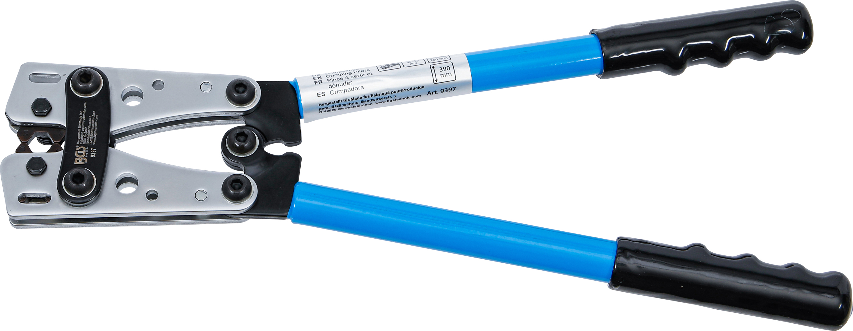 BGS Crimpzange | für Kabelschuhe | 6 - 50 mm²