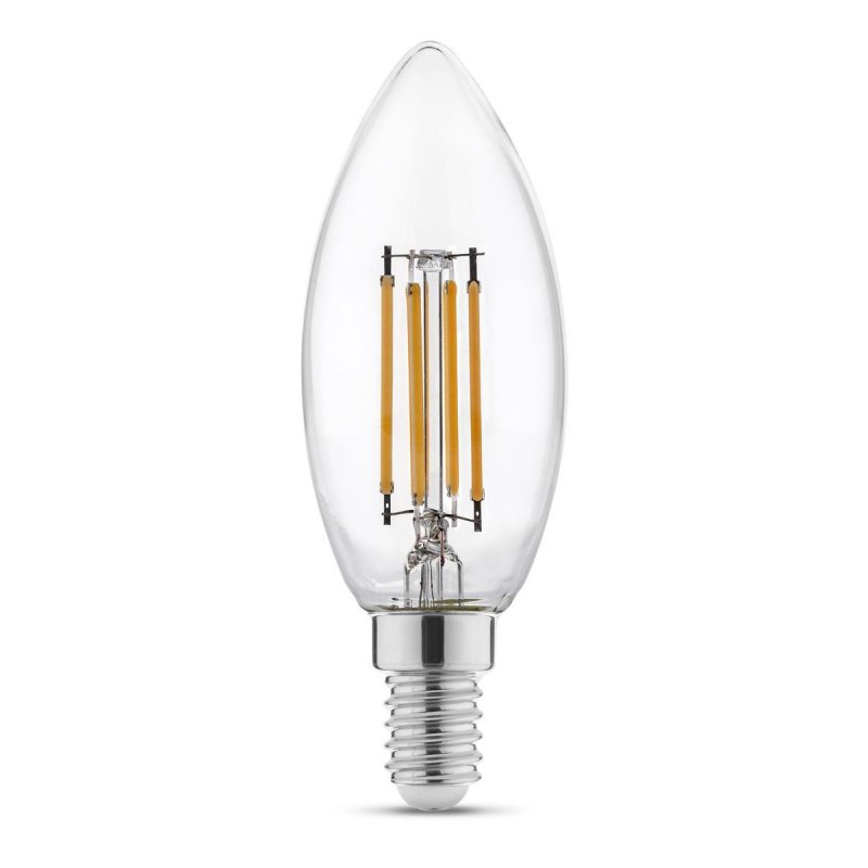 Duralamp Tecno Vintage Kerze E14 LED Lampe 4W 2700K 470lm Warmweiss