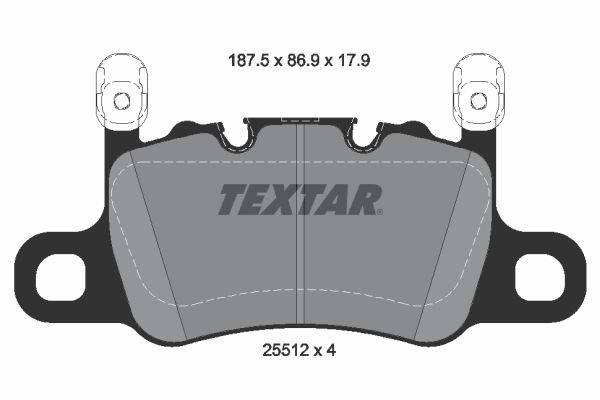 Bremsbelagsatz, Scheibenbremse