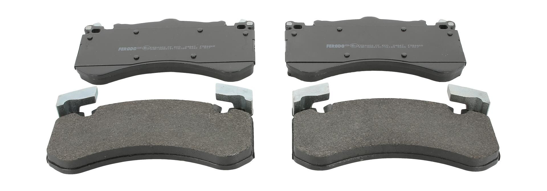 Bremsbelagsatz, Scheibenbremse