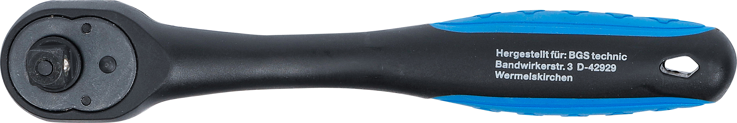 BGS Umschaltknarre, kunststoff-ummantelt | Abtrieb Außenvierkant 10 mm (3/8")