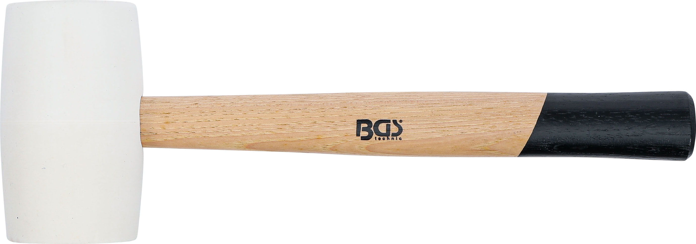 BGS Gummihammer | Hickory-Stiel | weißer Kopf | Ø 64 mm | 750 g