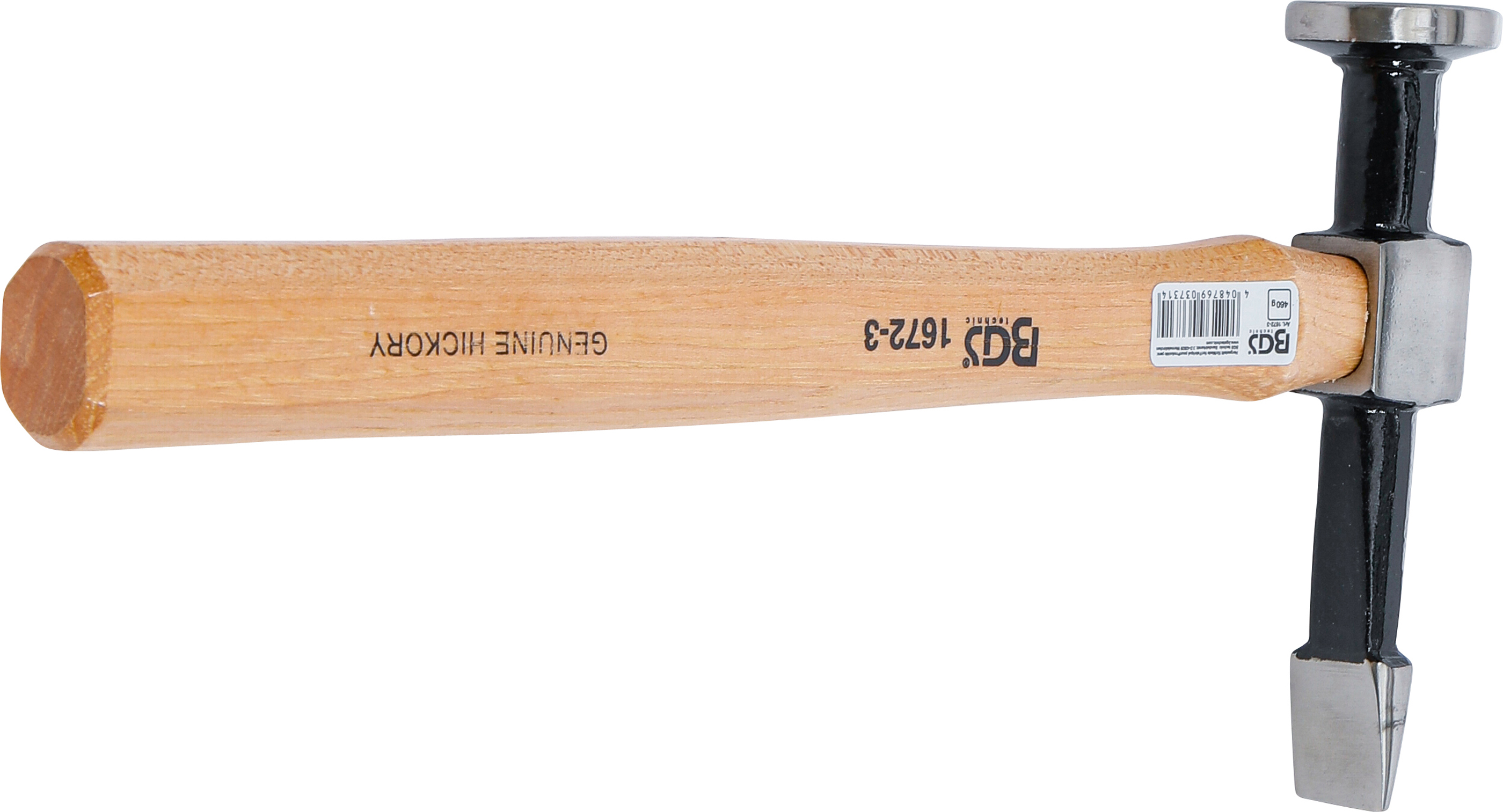 BGS Karosseriehammer | runder, flacher Kopf / gerade, horizontale Finne