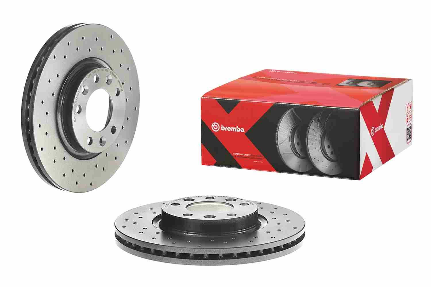 Bremsscheibe 09.8303.1X “BREMBO 26 mm”