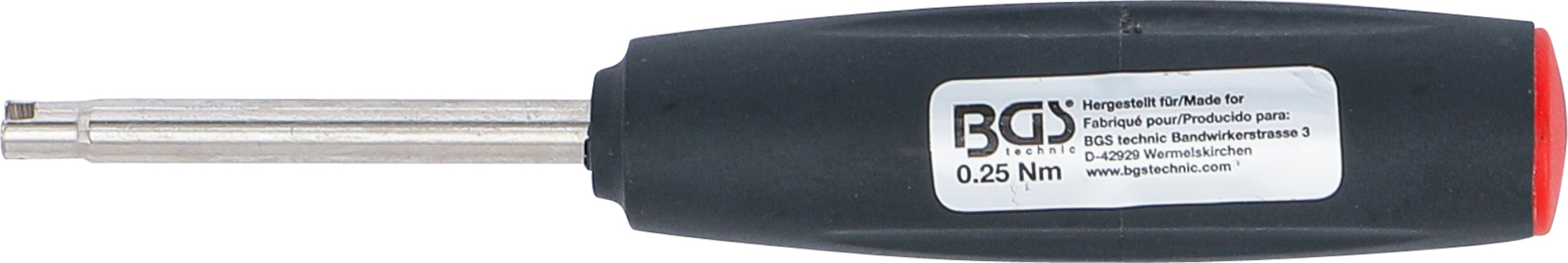 BGS Drehmomentschrauber für Ventil-Einsätze | 0,25 Nm