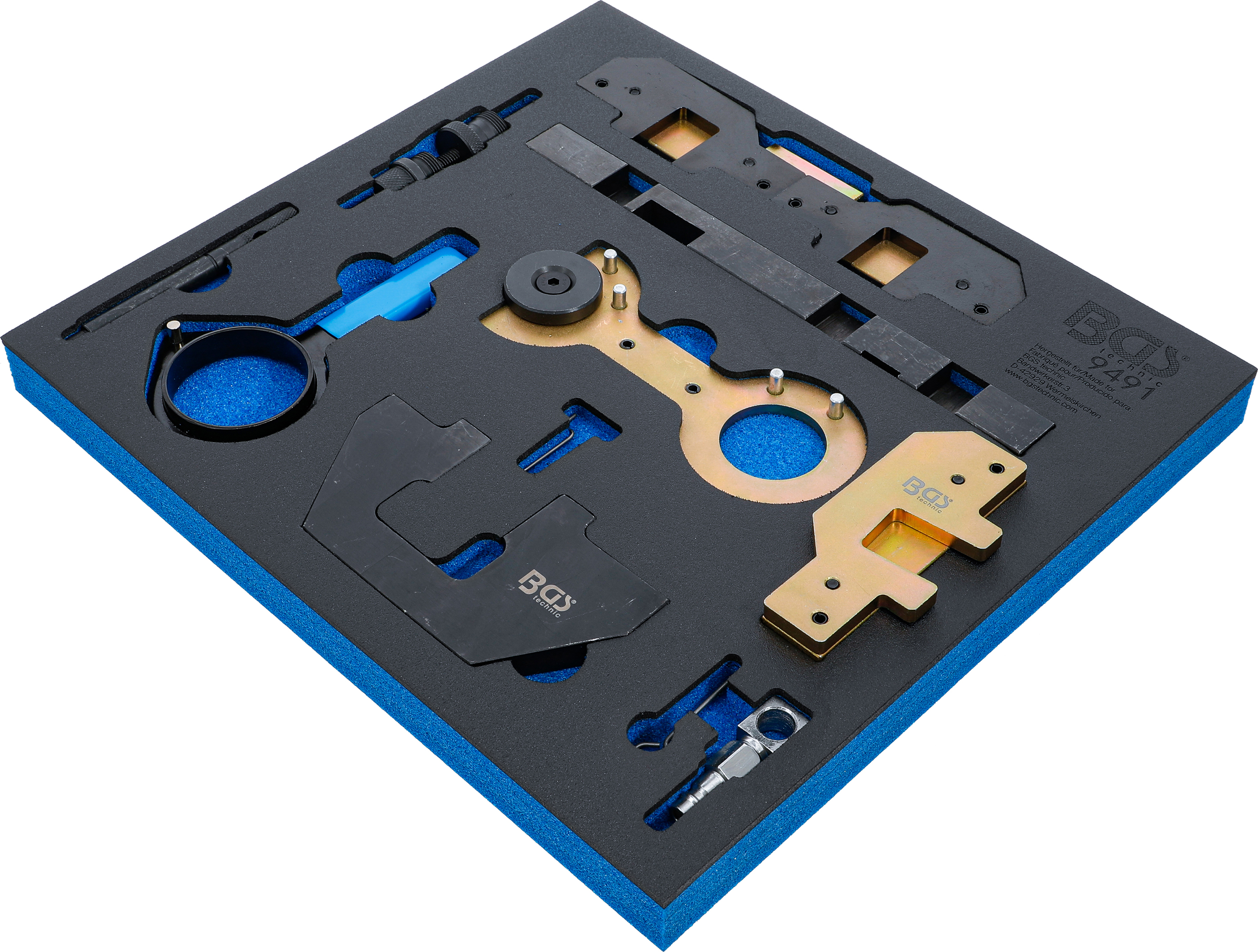 BGS Werkstattwageneinlage 2/3: Motor-Einstellwerkzeug-Satz | für BMW M40, M44, M50, M52, M54, M56