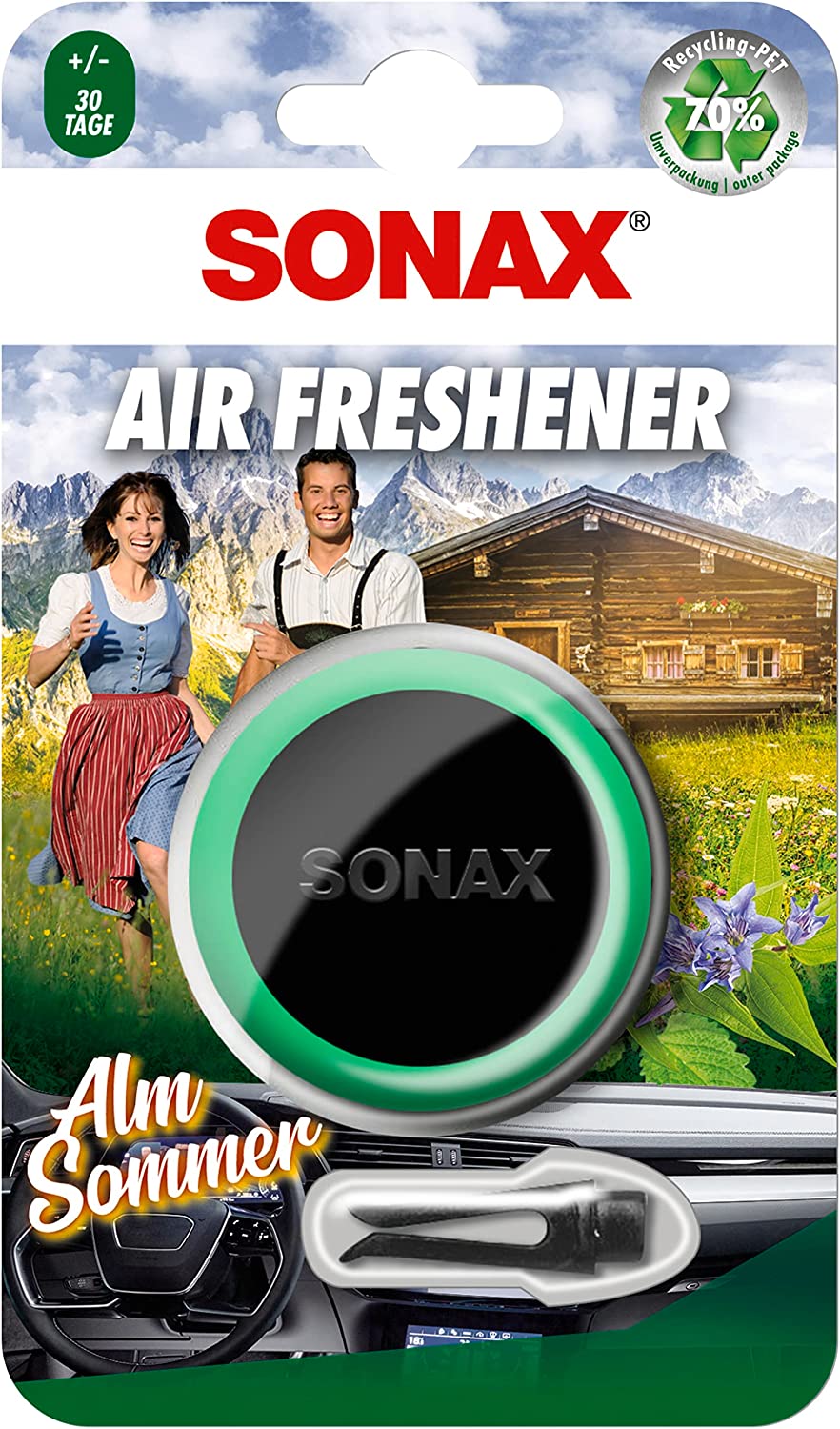 Sonax Air Freshener AlmSommer Lufterfrischer Clip