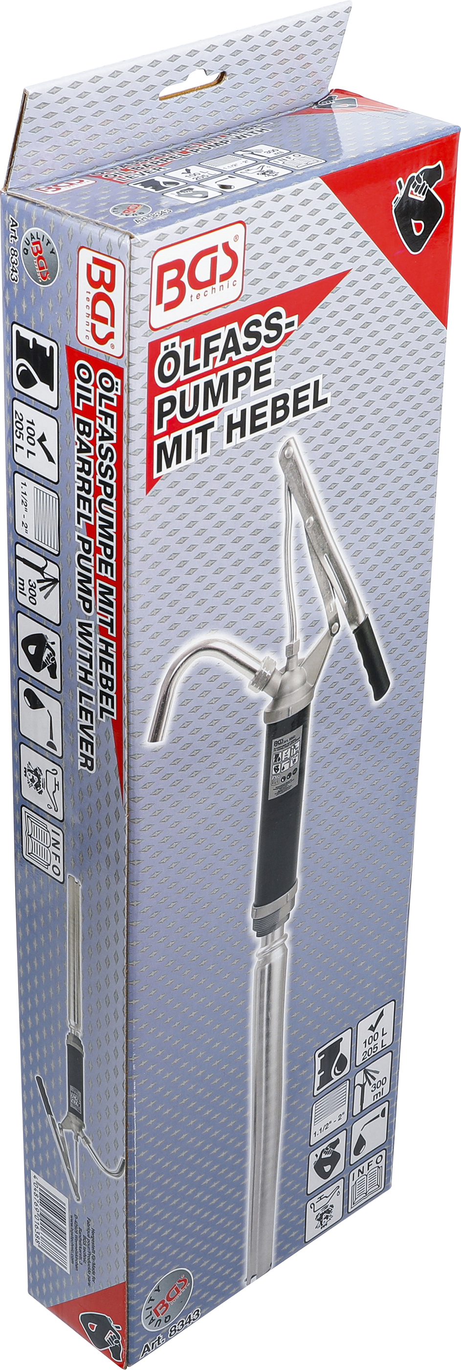 BGS Ölfaßpumpe mit Hebel