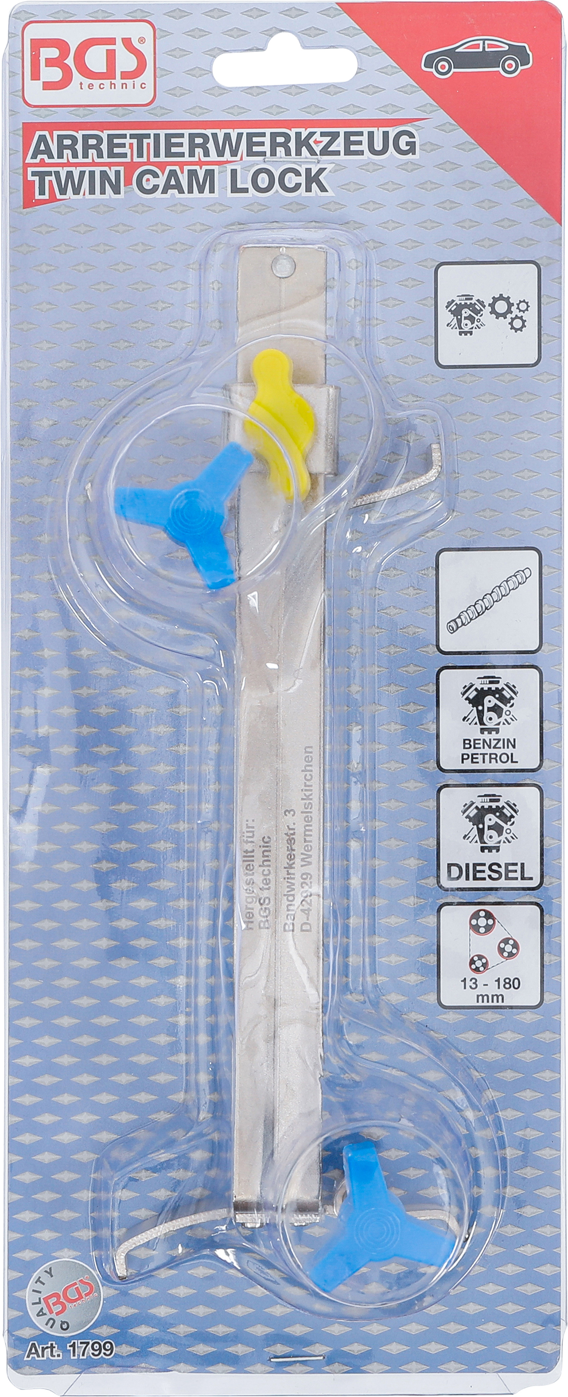 BGS Arretierwerkzeug | für Doppelnockenmotoren