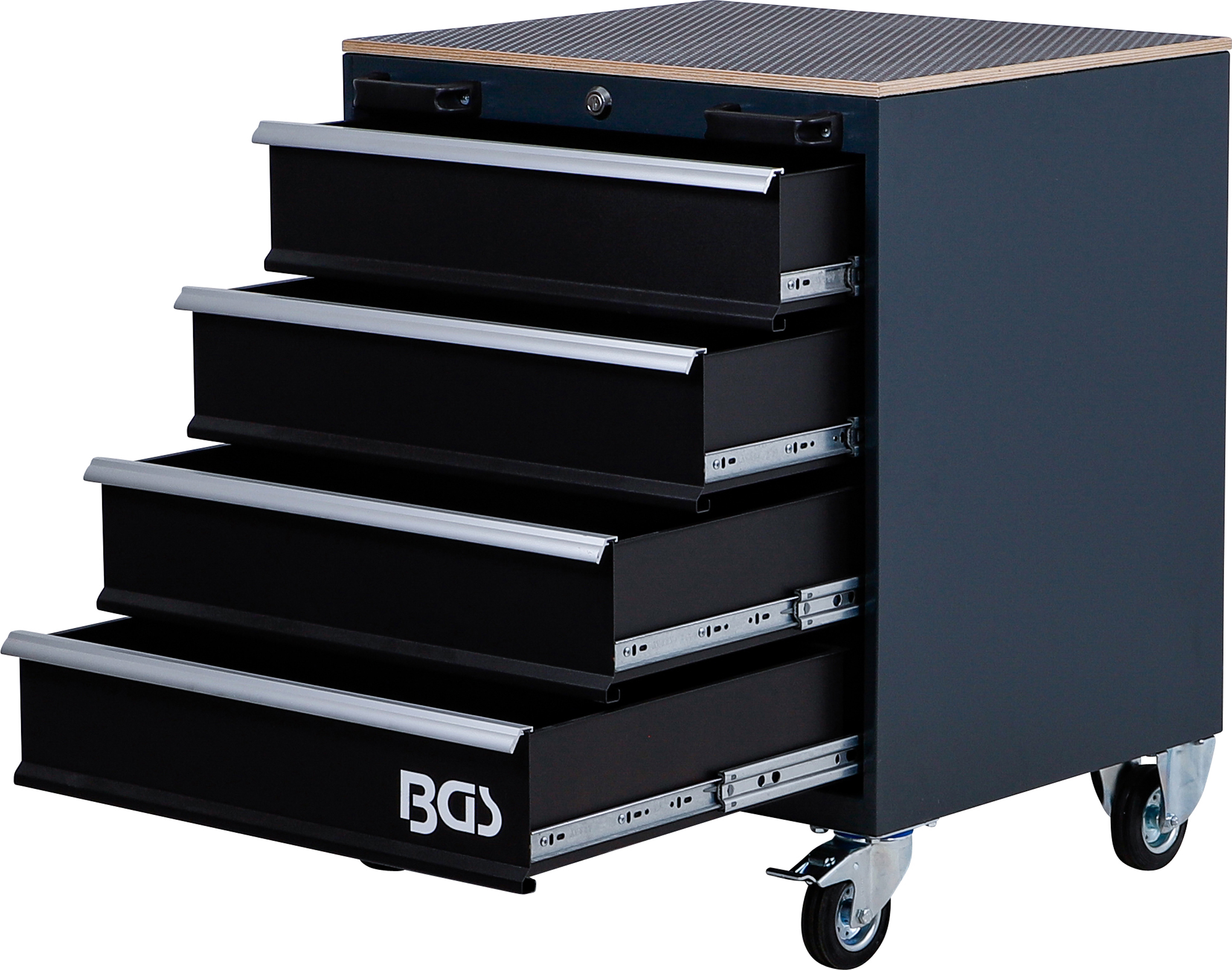 BGS Werkstattwagen | 4 Schubladen | leer | für Schrankwand-System