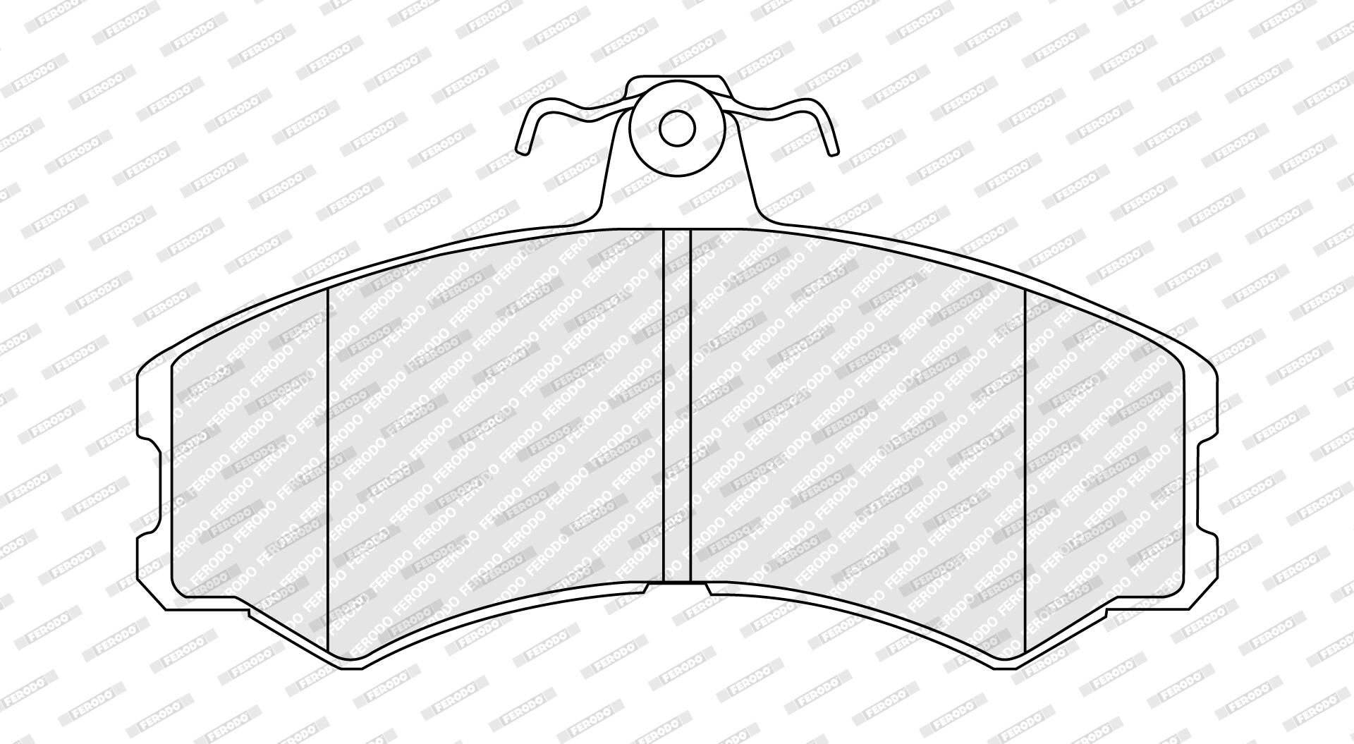 Bremsbelagsatz, Scheibenbremse