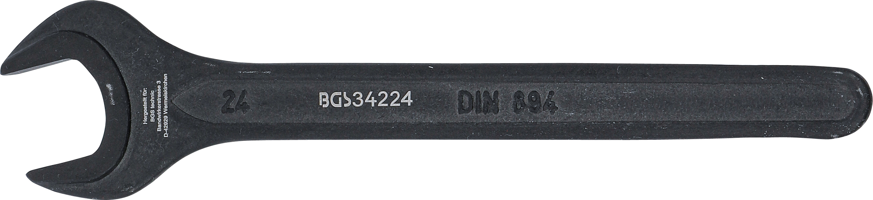 BGS Einmaulschlüssel | DIN 894 | SW 24 mm