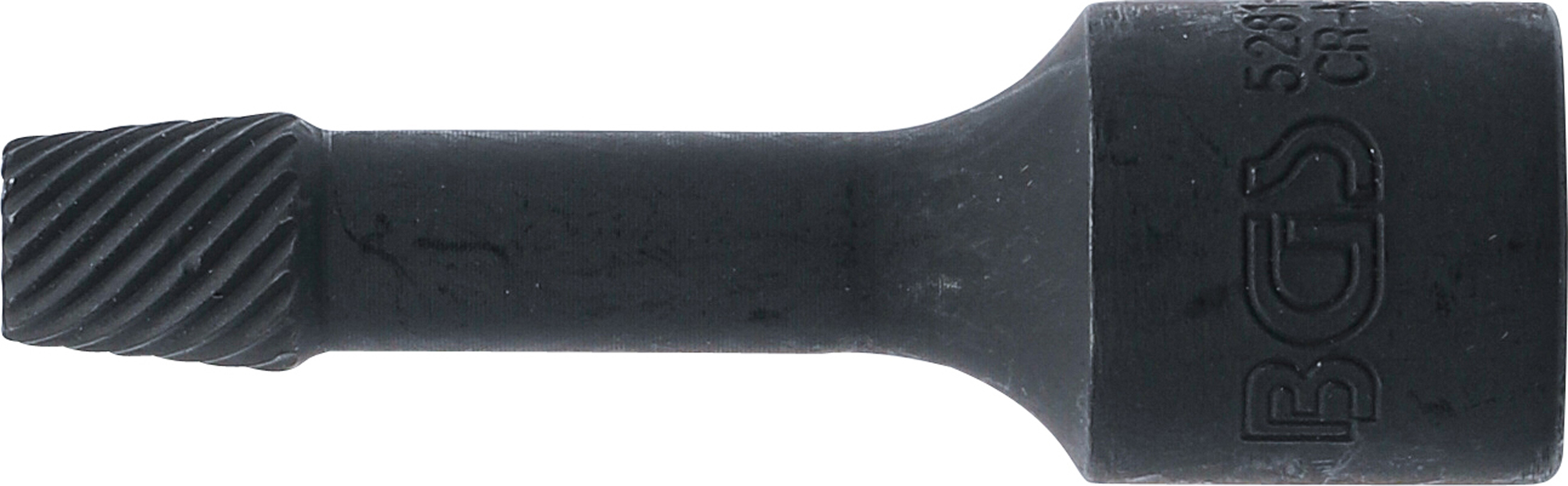 BGS Spiral-Profil-Steckschlüssel-Einsatz / Schraubenausdreher | Antrieb Innenvierkant 10 mm (3/8") | 8 mm