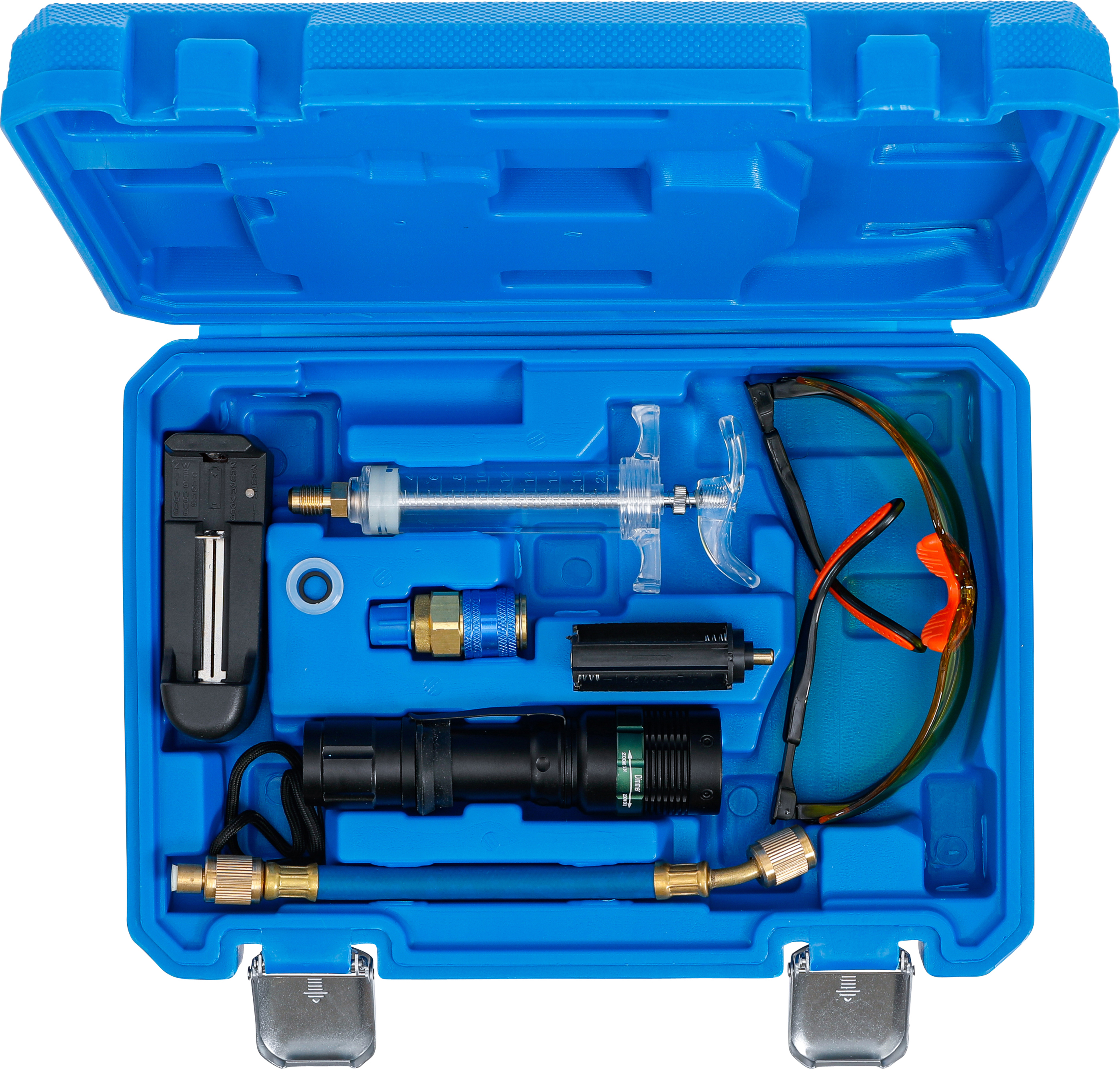 BGS UV-Lecksuch-Taschenlampen-Satz mit Zubehör | für Klimaanlagen