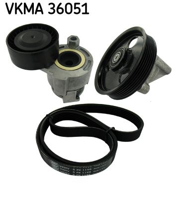 Satz der Rippenriemen (mit Rollen) passt zu: DACIA LOGAN, LOGAN MCV, SANDERO; NISSAN ALMERA II, KUBISTAR, MICRA III; RENAULT CLIO II, CLIO III, GRAND SCENIC II, KANGOO 1.4-1.6ALK 06.01-