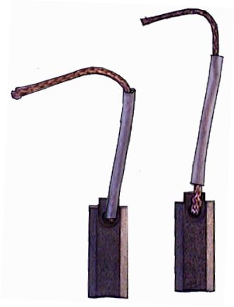 Kohlebürste, Generator