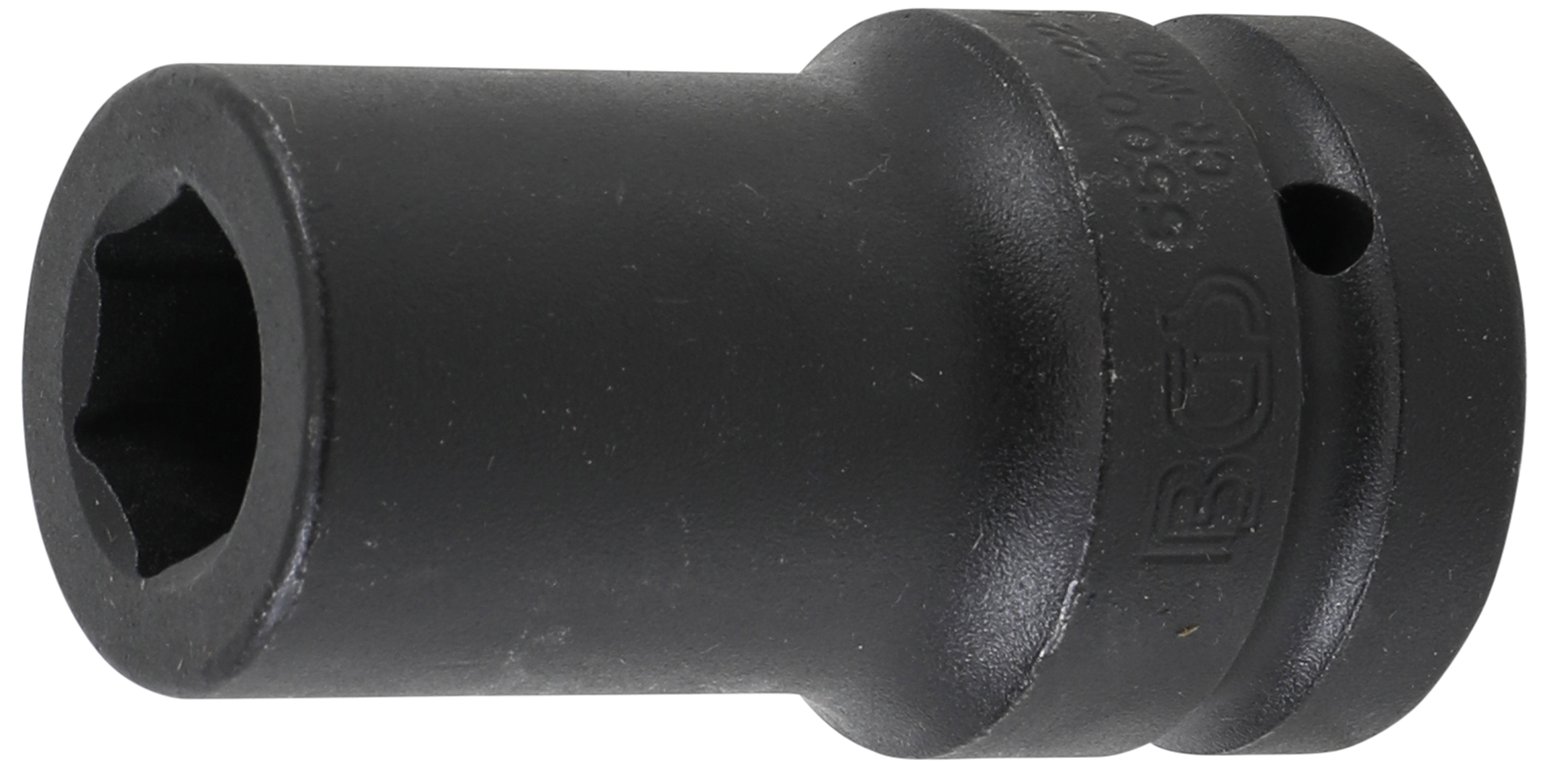 BGS Kraft-Steckschlüssel-Einsatz Sechskant, tief | Antrieb Innenvierkant 25 mm (1") | SW 22 mm