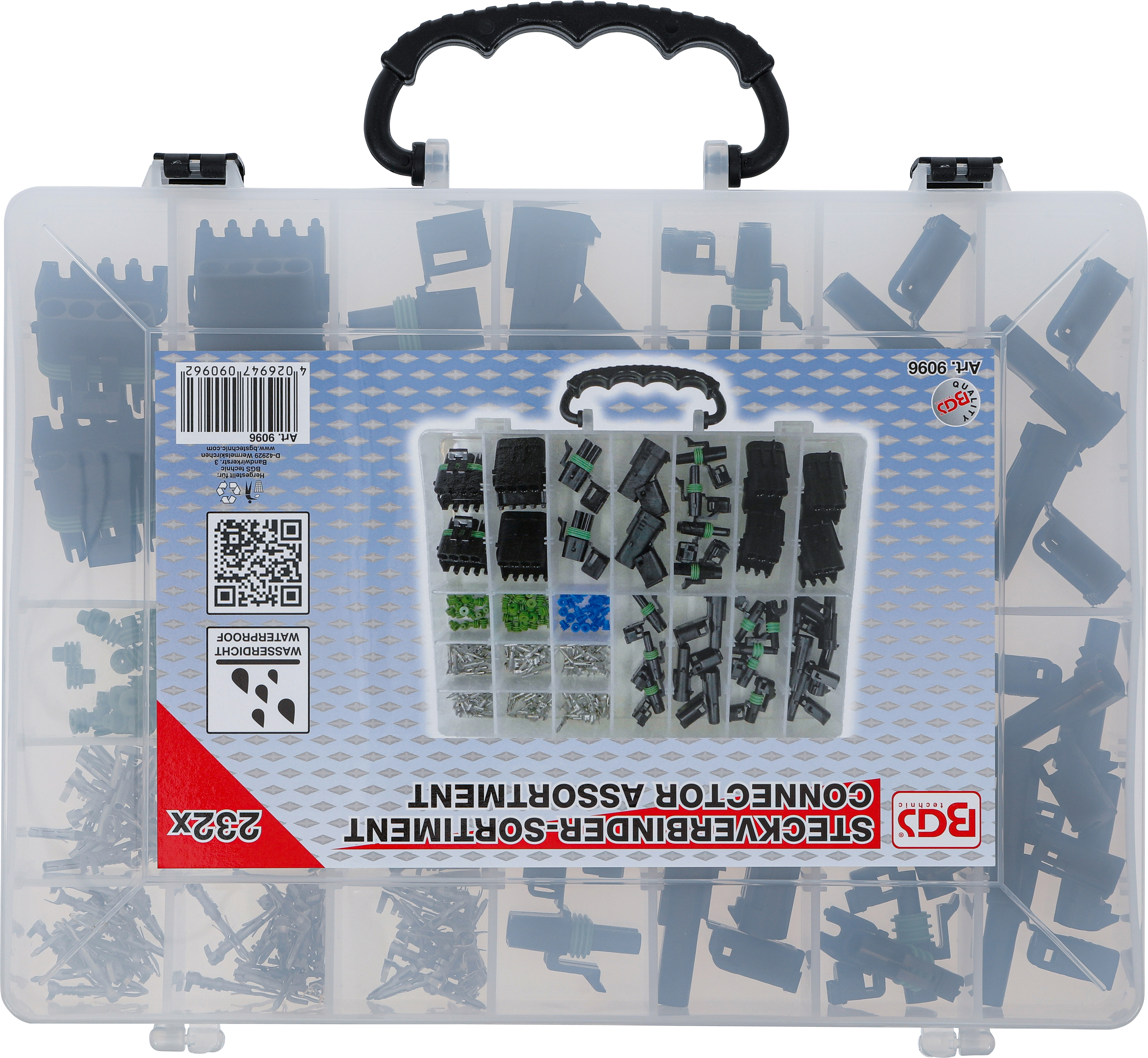BGS Steckverbinder-Sortiment | wasserdicht | 232-tlg.