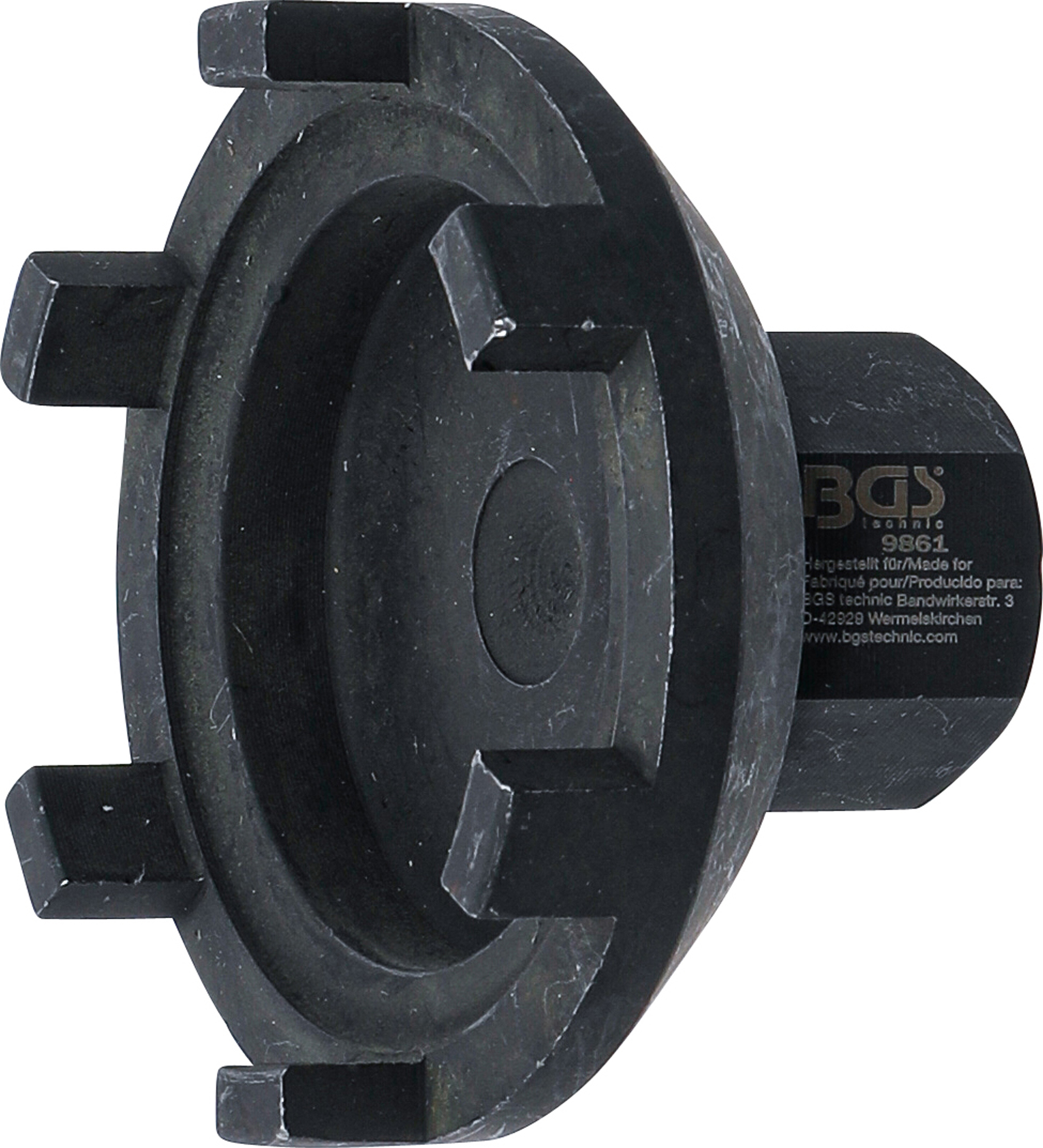 BGS Nutmuttern-Schlüssel für Ausgleichsgetriebe-Differential | Zapfen außen liegend | für Mercedes-Benz SW 72 mm