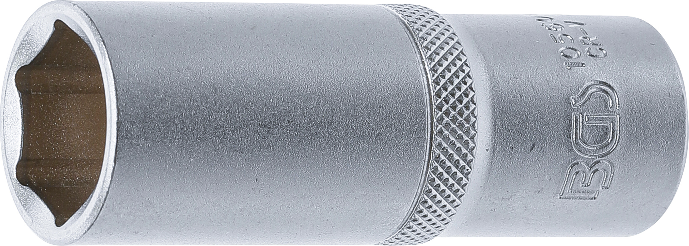 BGS Steckschlüssel-Einsatz Sechskant, tief | Antrieb Innenvierkant 12,5 mm (1/2") | SW 20 mm