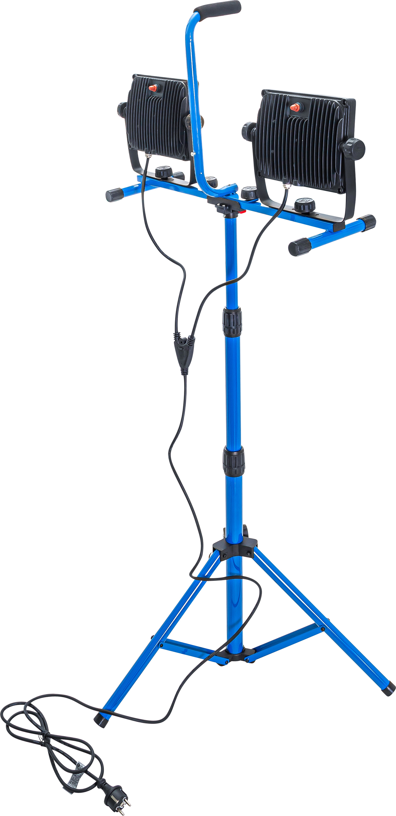 BGS Duo-SMD-LED-Arbeits-Strahler | mit Stativ | 2 x 70 W