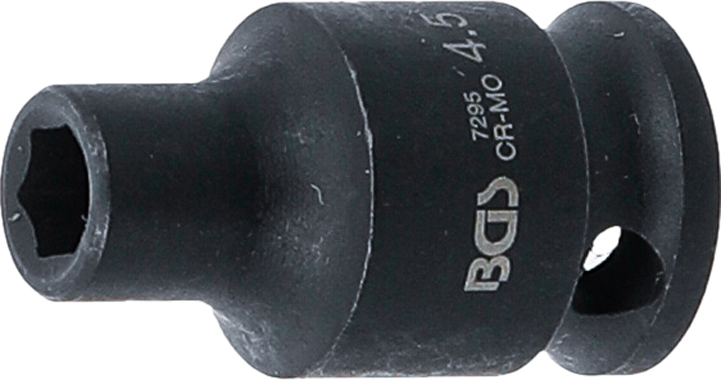 BGS Kraft-Steckschlüssel-Einsatz Sechskant | Antrieb Innenvierkant 6,3 mm (1/4") | SW 4,5 mm