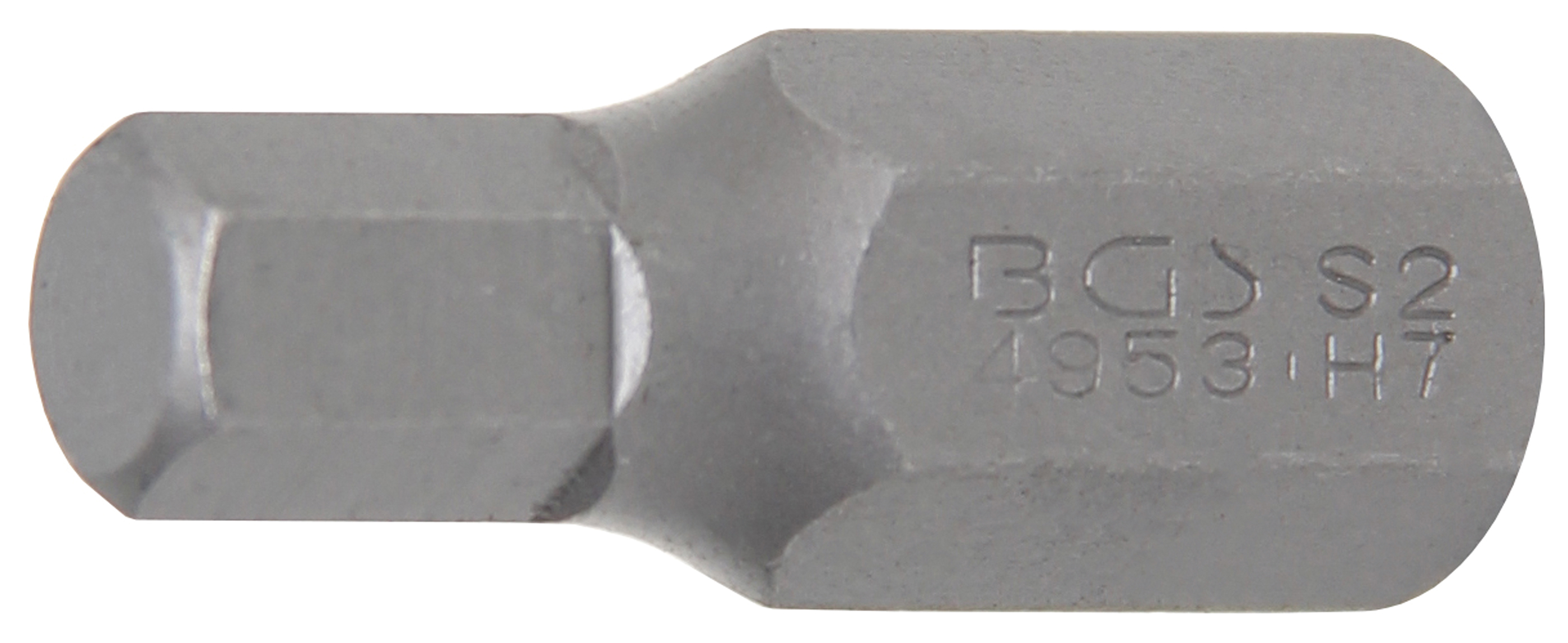 BGS Bit | Länge 30 mm | Antrieb Außensechskant 10 mm (3/8") | Innensechskant 7 mm