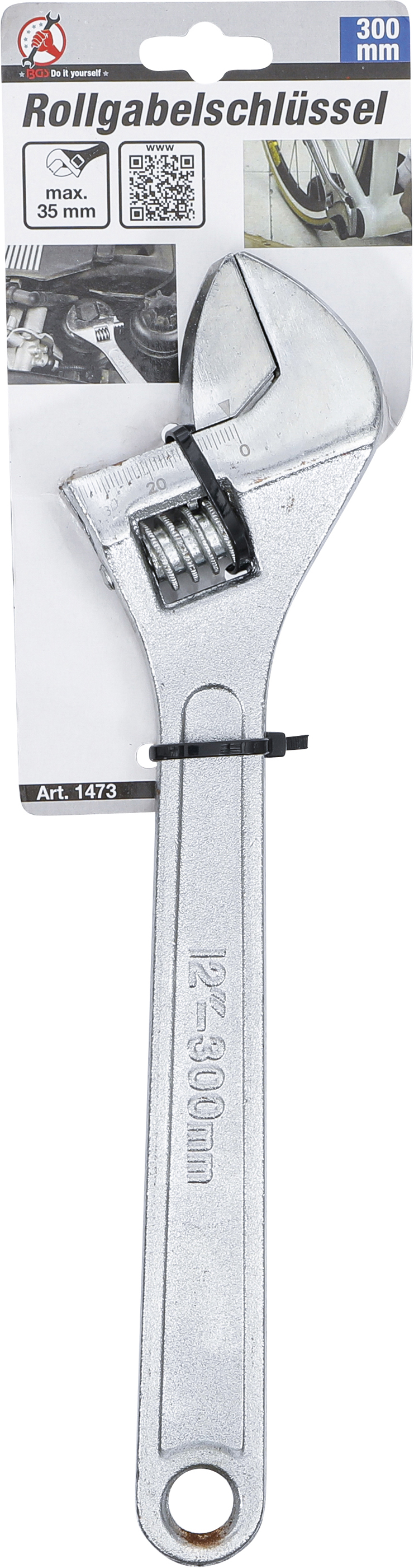 BGS Rollgabelschlüssel | 300 mm | 35 mm