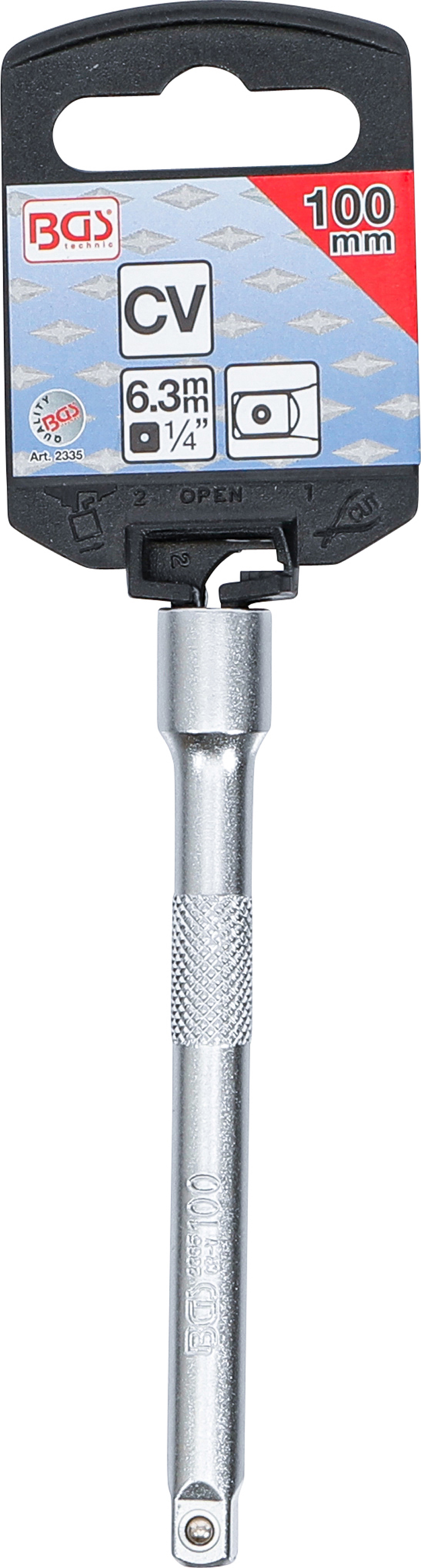 BGS Verlängerung | 6,3 mm (1/4") | 100 mm